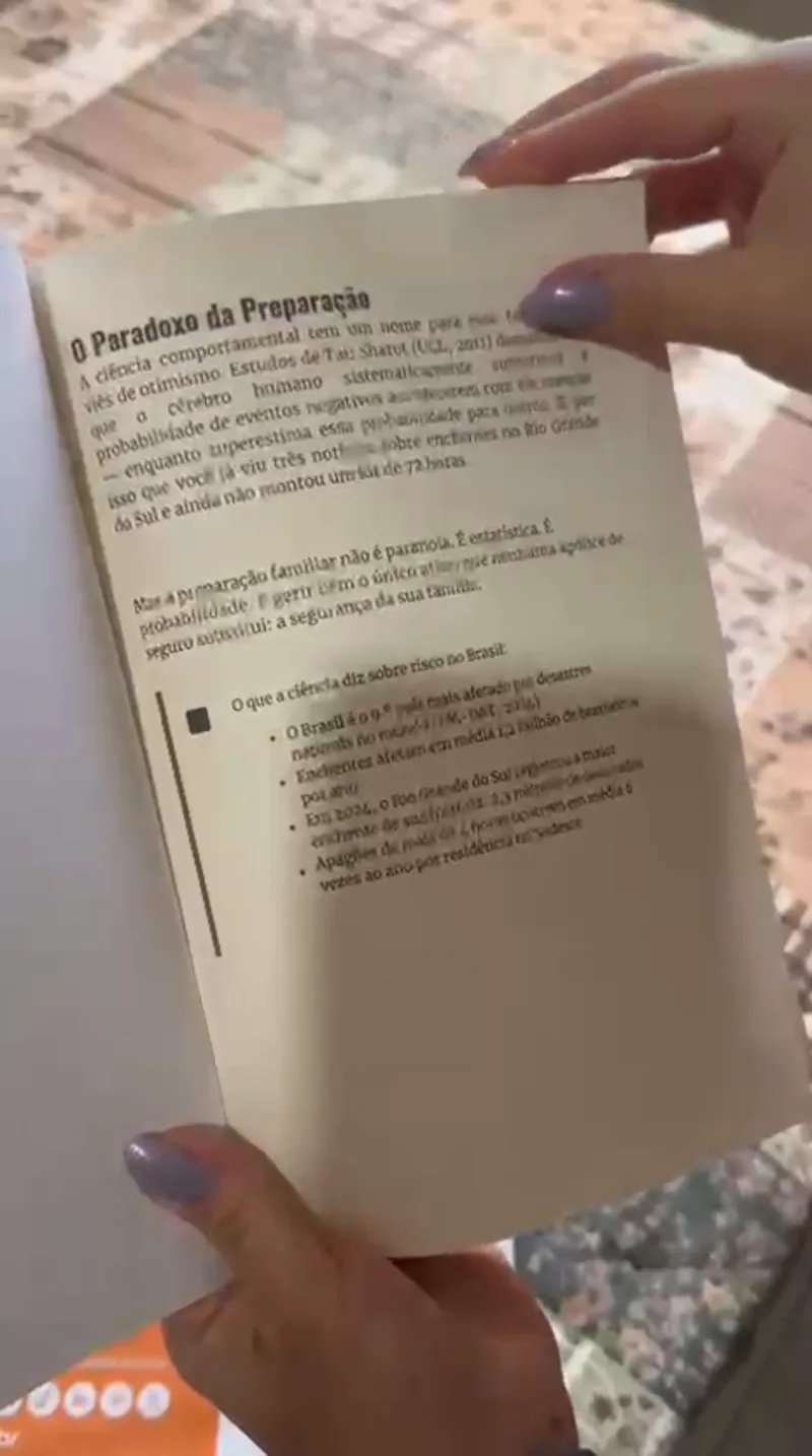 Página do livro com o título O Paradoxo da Preparação.